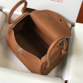 Hermes Lindy 30 Clemence Leather Bag