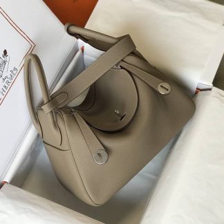 Hermes Lindy 30 Clemence Leather Bag