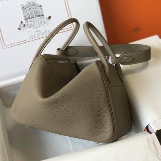 Hermes Lindy 30 Clemence Leather Bag
