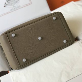 Hermes Lindy 30 Clemence Leather Bag