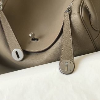 Hermes Lindy 30 Clemence Leather Bag