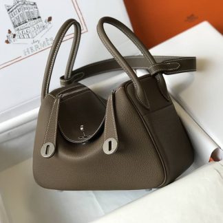 Hermes Lindy 30 Clemence Leather Bag