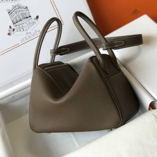 Hermes Lindy 30 Clemence Leather Bag