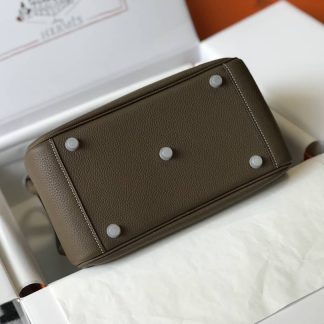 Hermes Lindy 30 Clemence Leather Bag