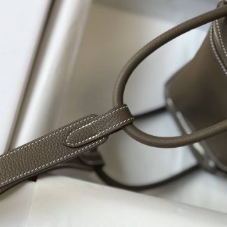 Hermes Lindy 30 Clemence Leather Bag