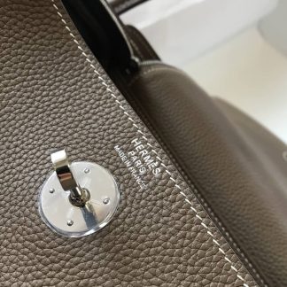 Hermes Lindy 30 Clemence Leather Bag