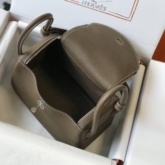 Hermes Lindy 30 Clemence Leather Bag