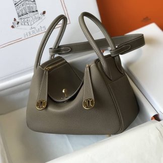 Hermes Lindy 30 Clemence Leather Bag