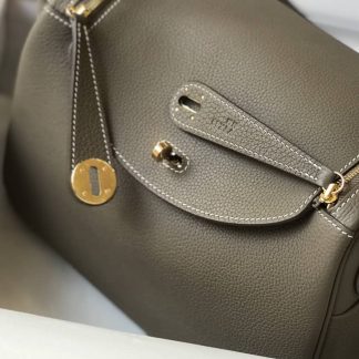 Hermes Lindy 30 Clemence Leather Bag