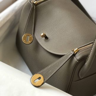 Hermes Lindy 30 Clemence Leather Bag