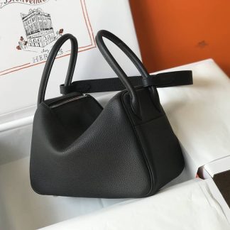 Hermes Lindy 30 Clemence Leather Bag
