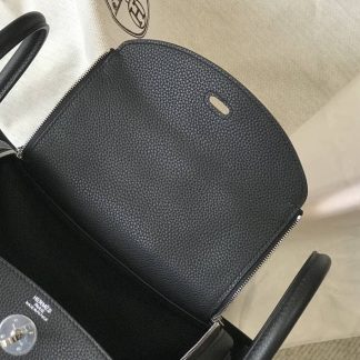 Hermes Lindy 30 Clemence Leather Bag