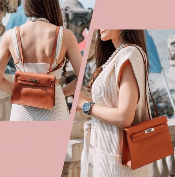 Replica Hermes Kelly Danse bag brown