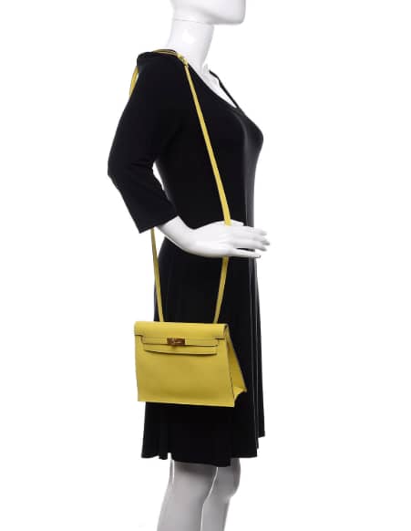 Replica Hermes Kelly Danse bag yellow